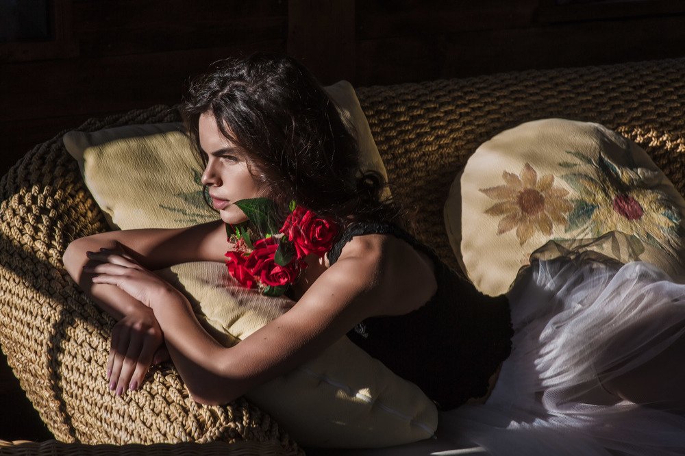 Закатные лучи