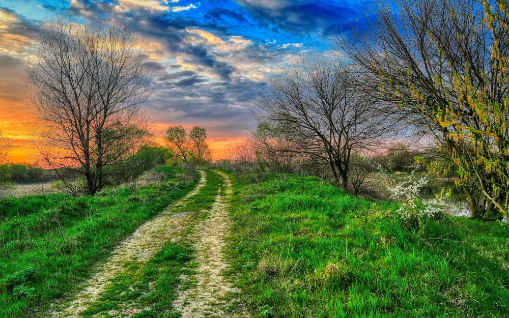 Оттенки заката