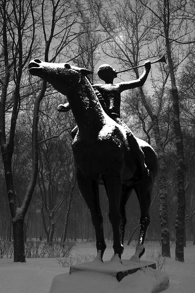 В ЗИМНЕМ ПАРКЕ