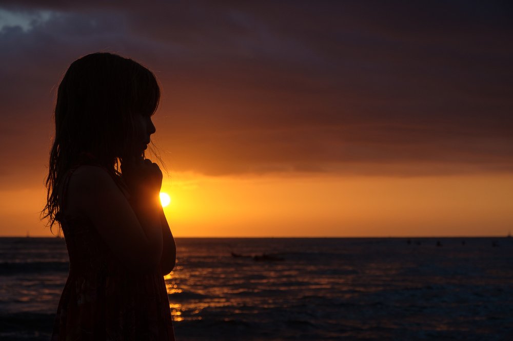 Тихоокеанский закат.