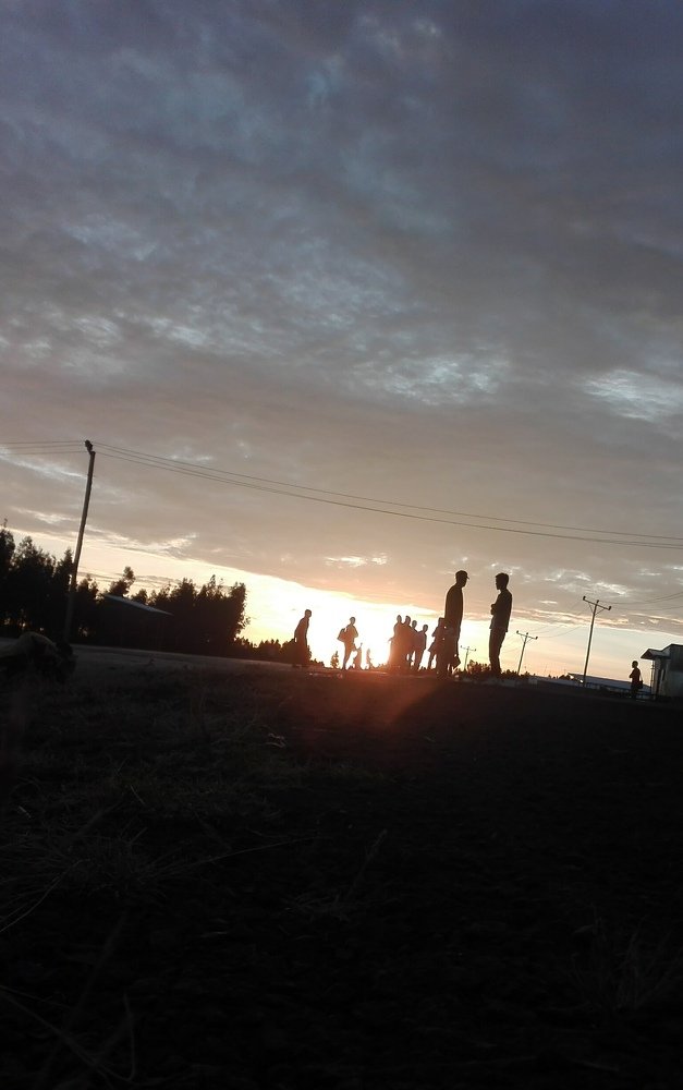 The sunset