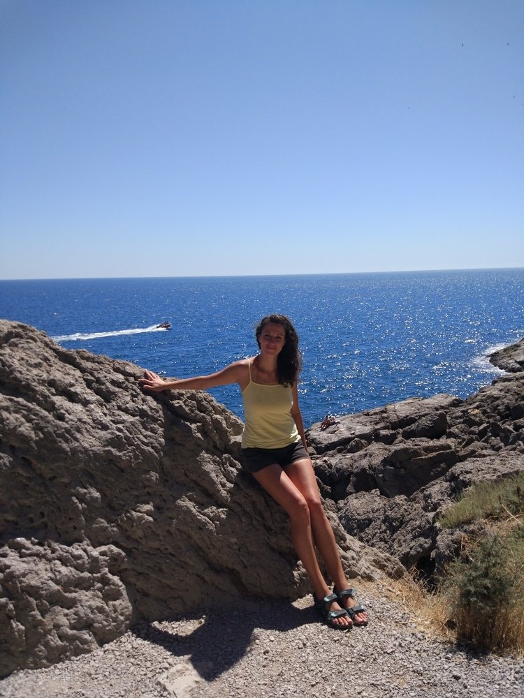 Крым, море, девушка