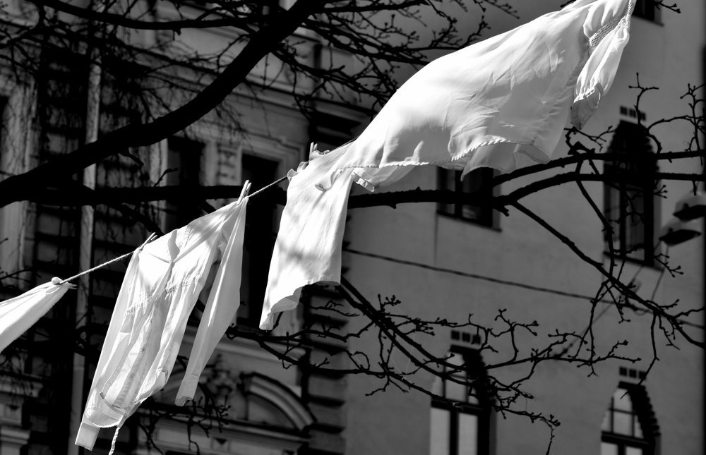 Lingerie in the wind / Белье на ветру