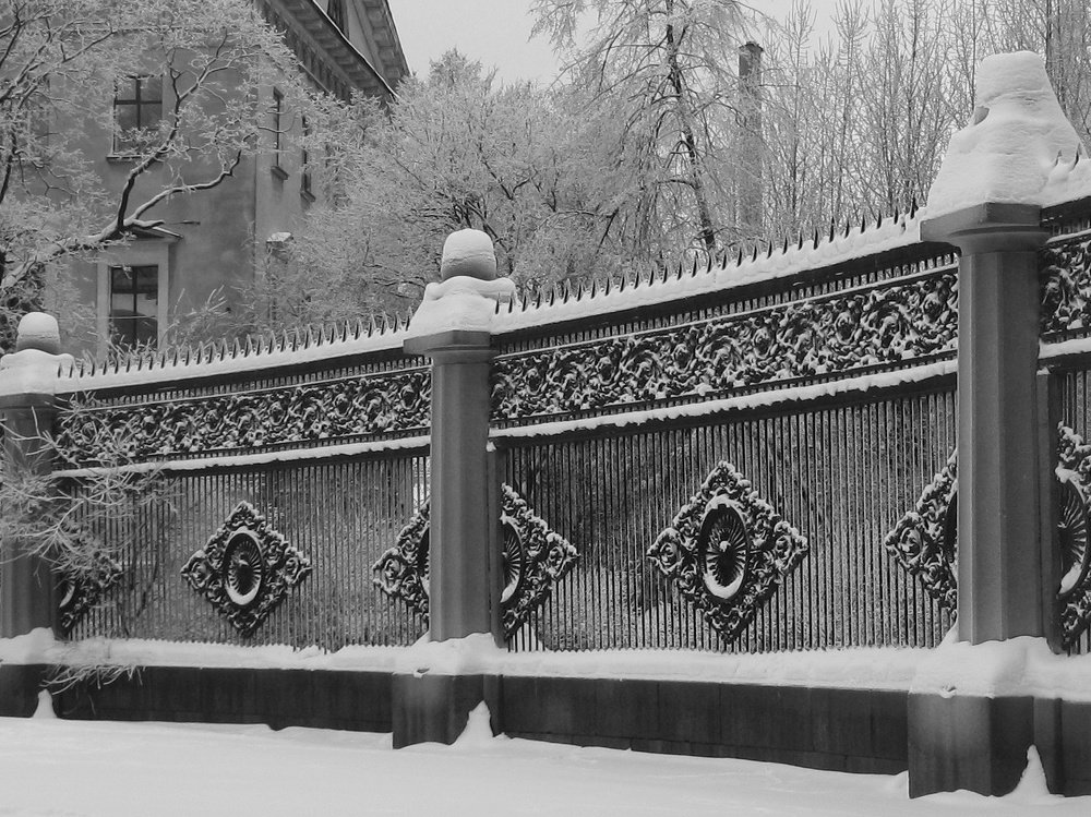 Зимой в Петербурге.