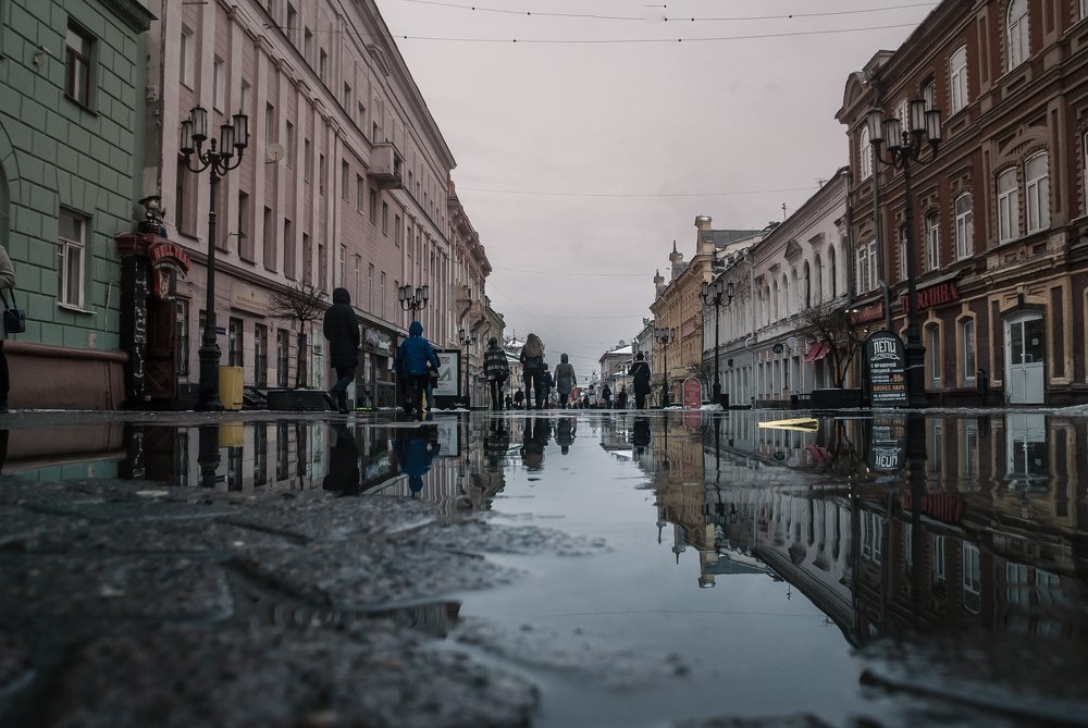 Город в луже