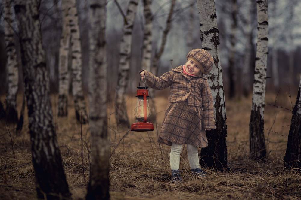 Потерялась в лесу