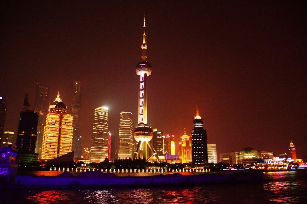 ночной Шанхай