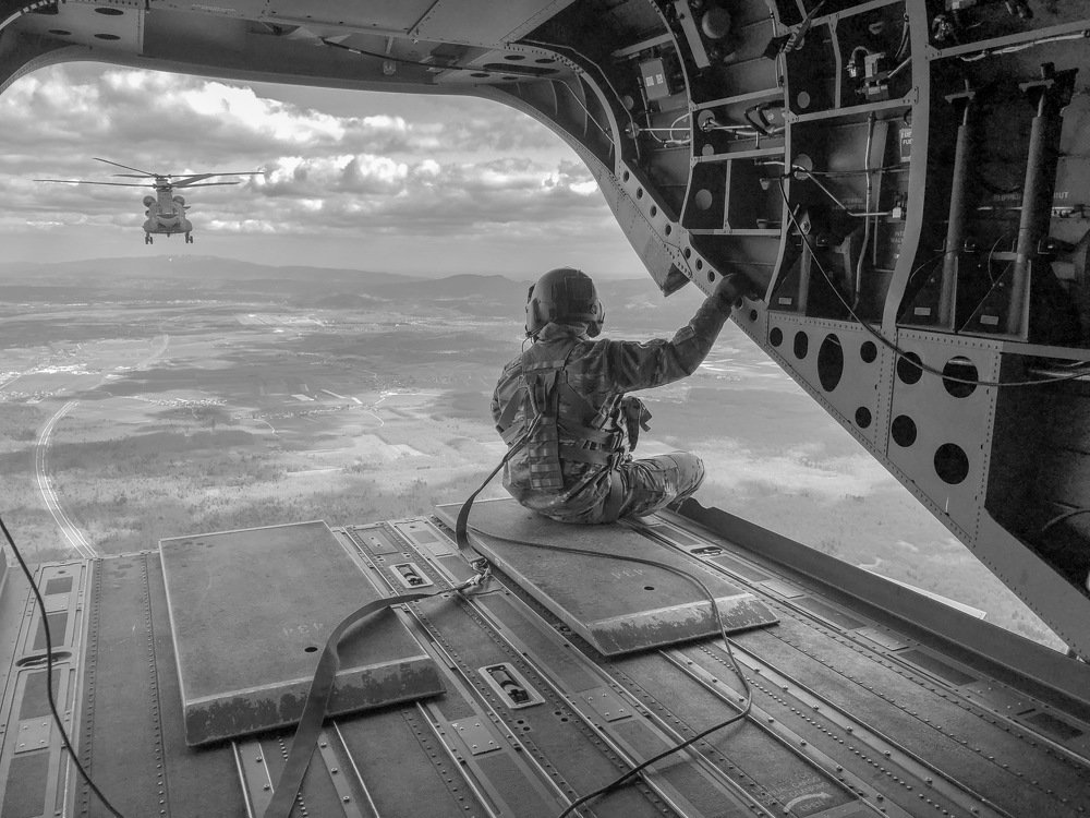 Working in the air office