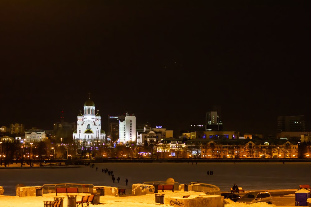 Ночной Екатеринбург