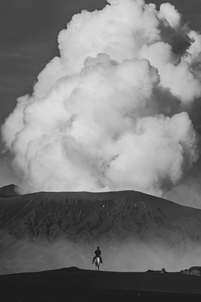 Bromo eruption