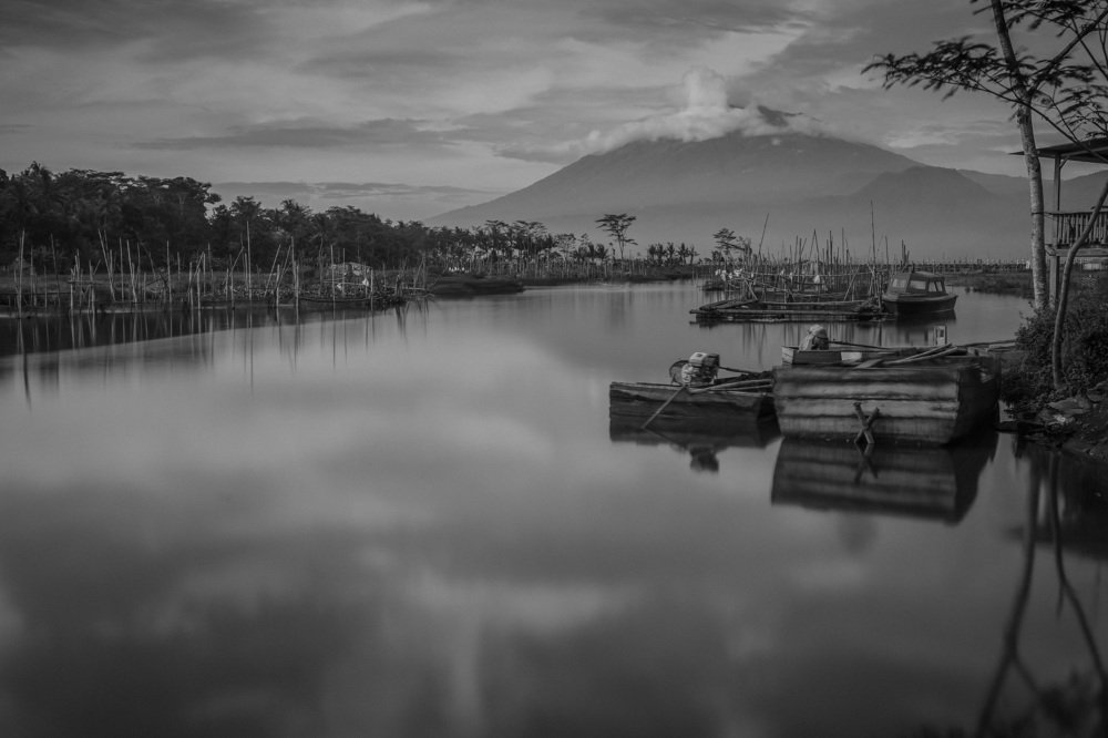 Rawa Pening in the morning