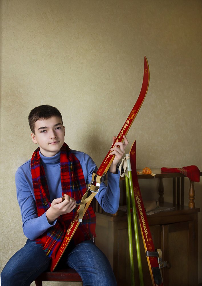 Демидова Е. "Юный лыжник" (2019г)