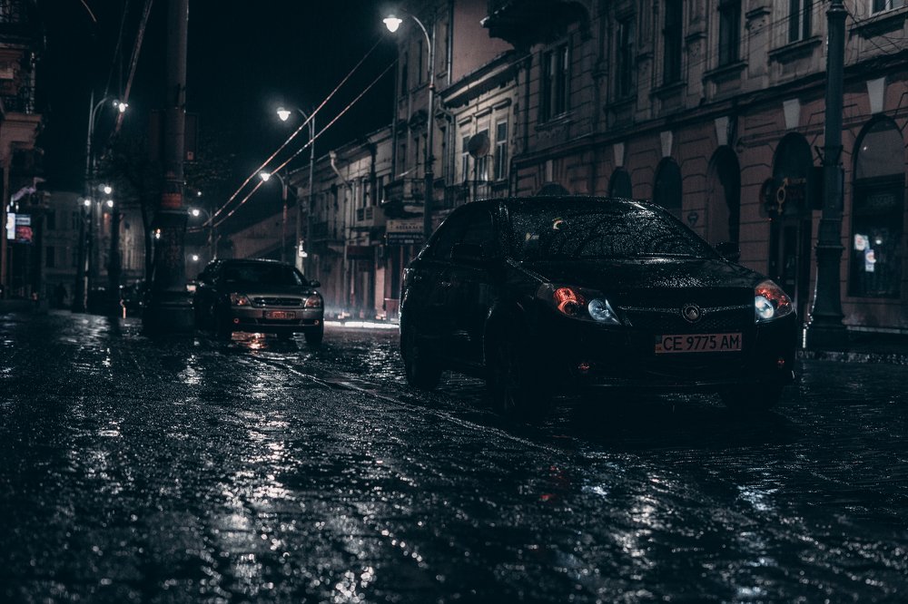 rain night