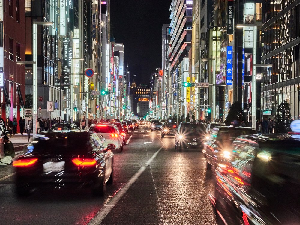 Гинза. Токио. Япония.