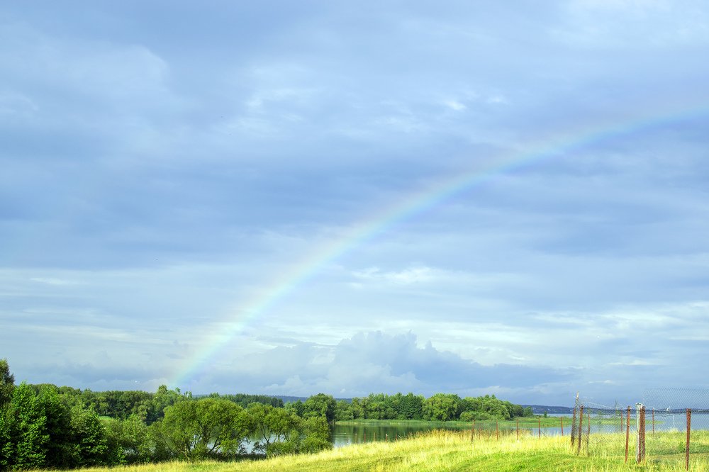 Радуга после дождя