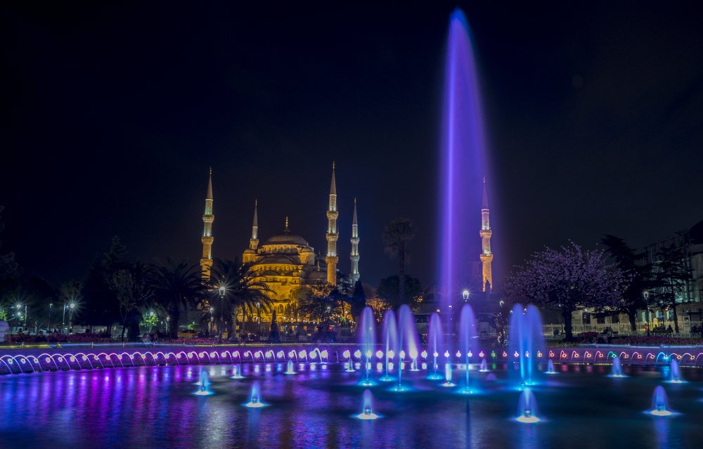 Стамбул вид на мечеть