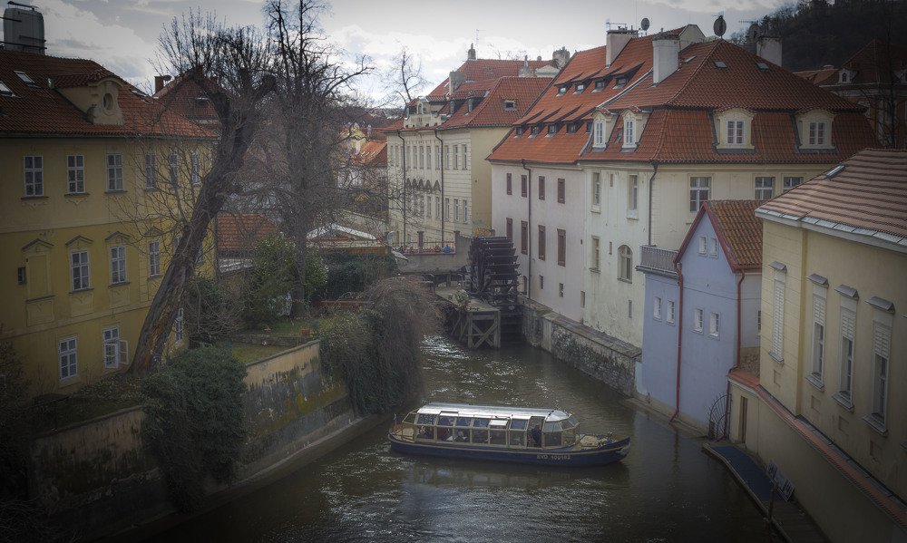 Река Чертовка. Прага.
