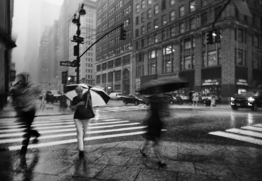 Rain in Newyork