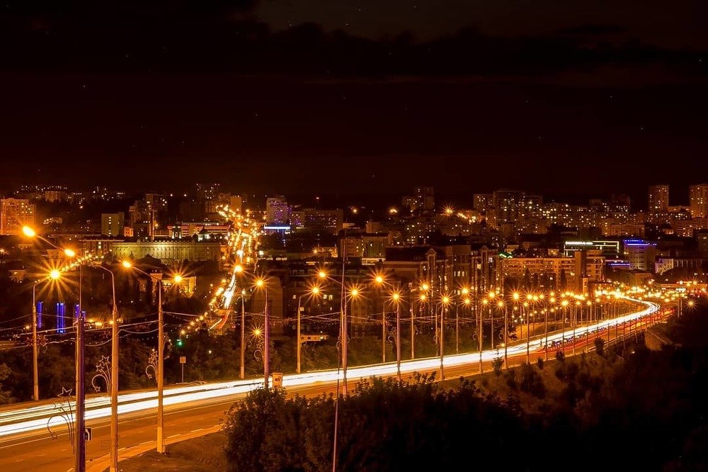 вид на город