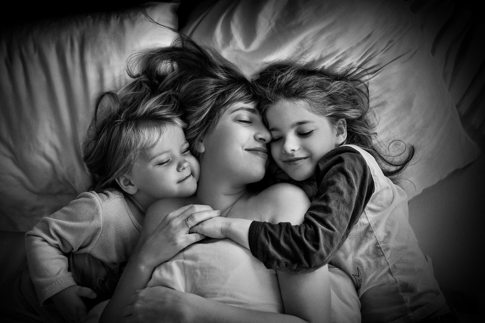 Mother and daughters