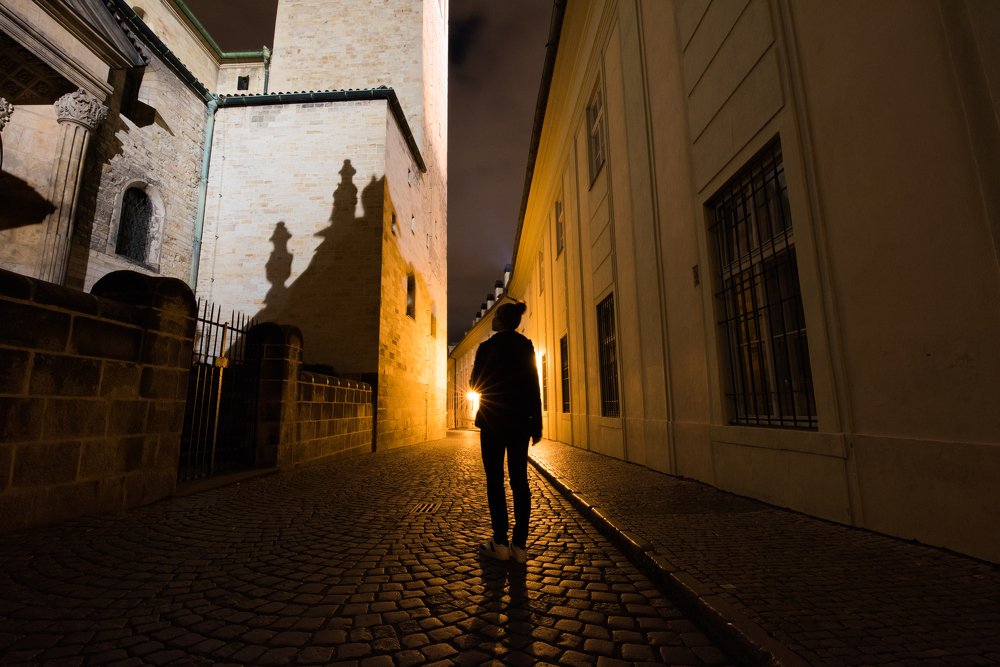 Mysterious streets of Prague