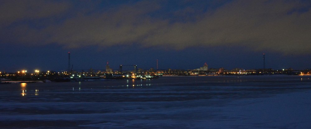 Архангельск зимой.