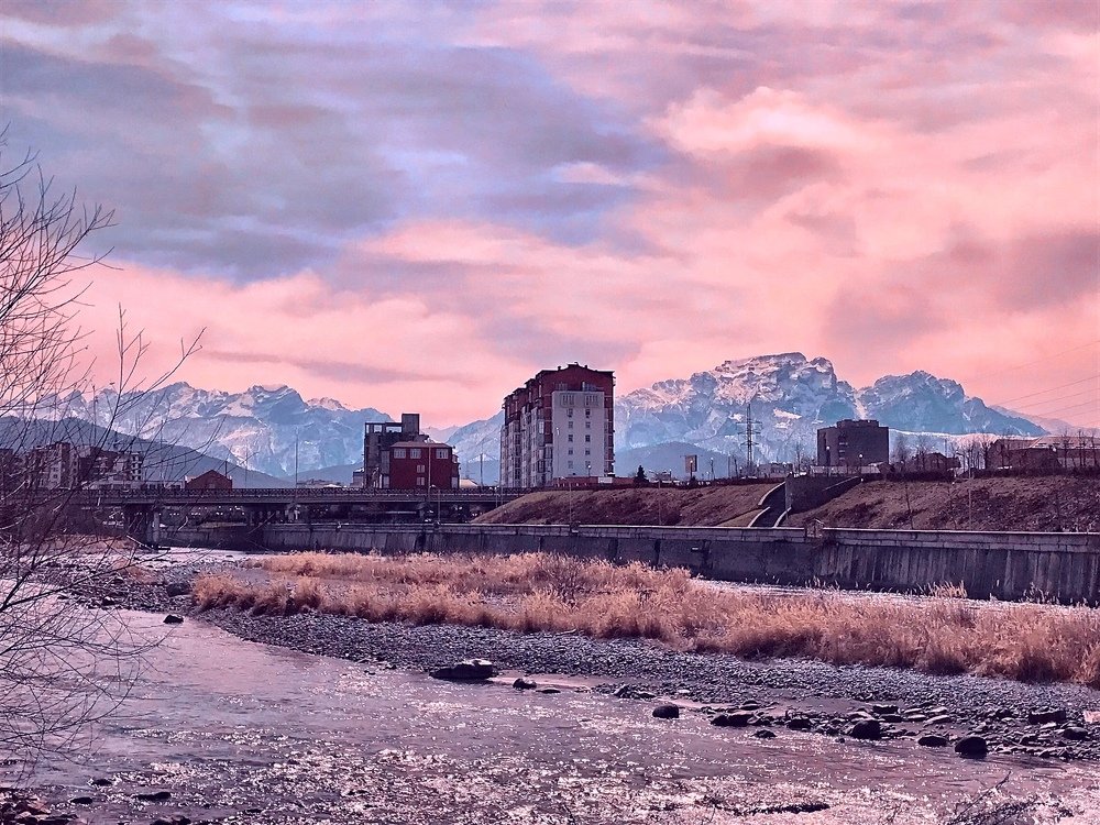 Рассвет в пастельных тонах