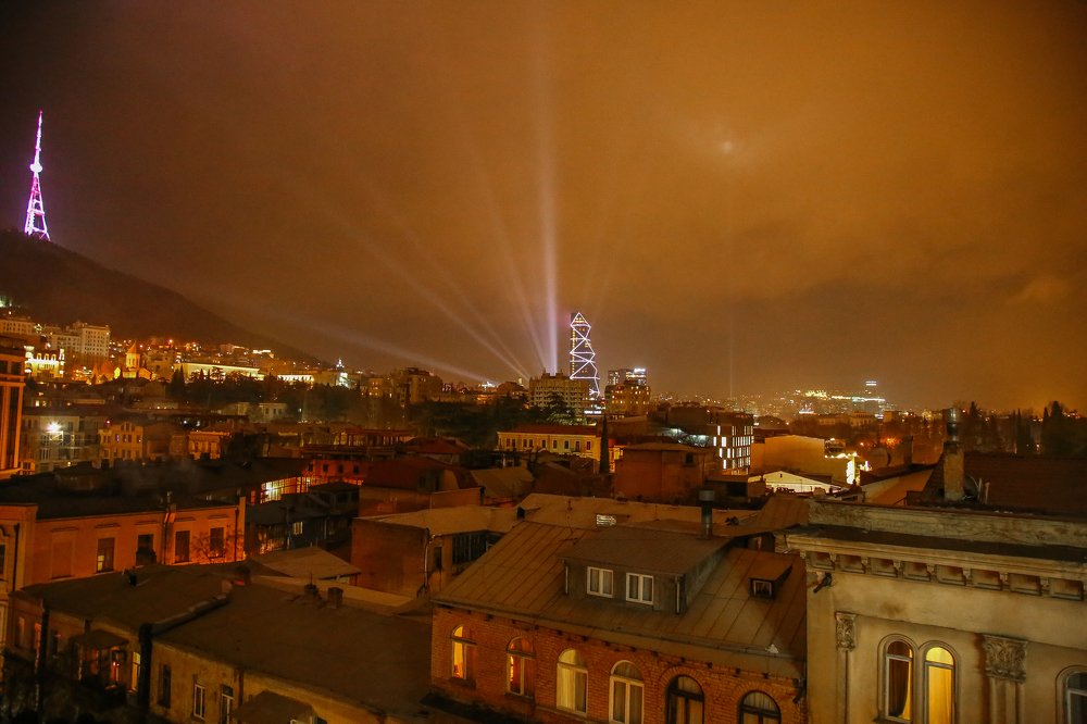 Tbilisi at night