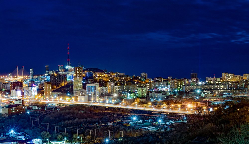 Ночной Владивосток