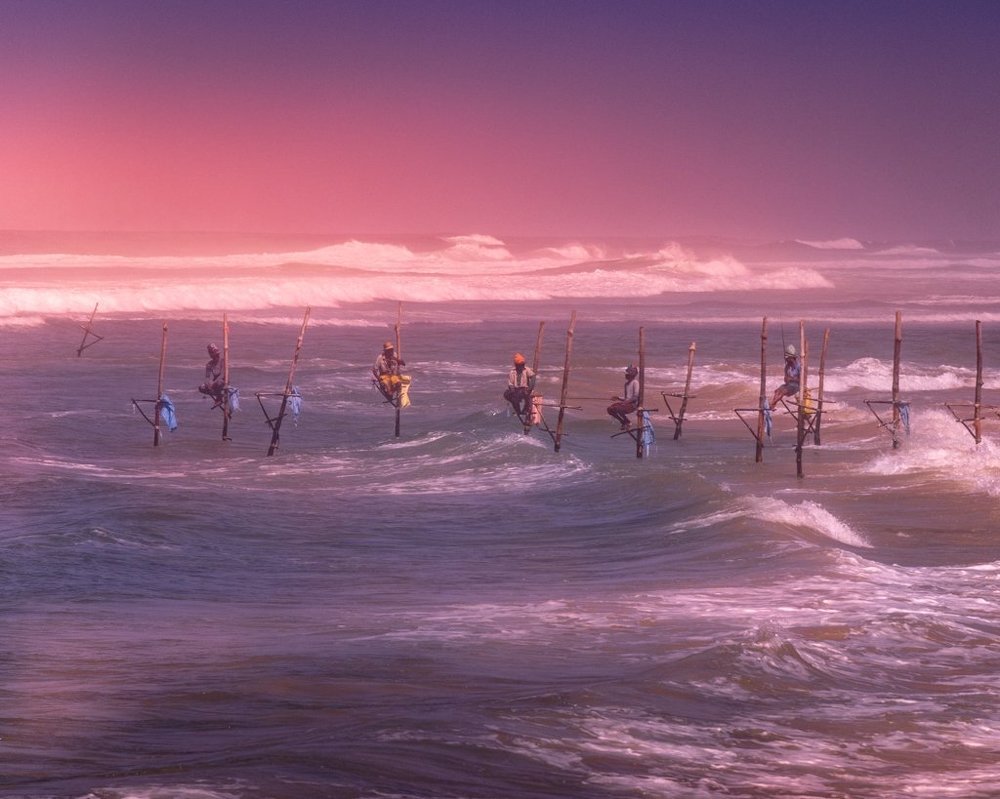Fishermen in Sri lanka