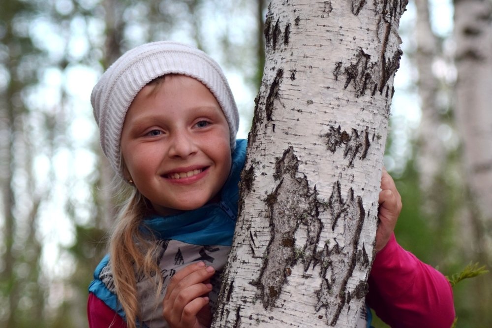 На  прогулке  в  лесу.