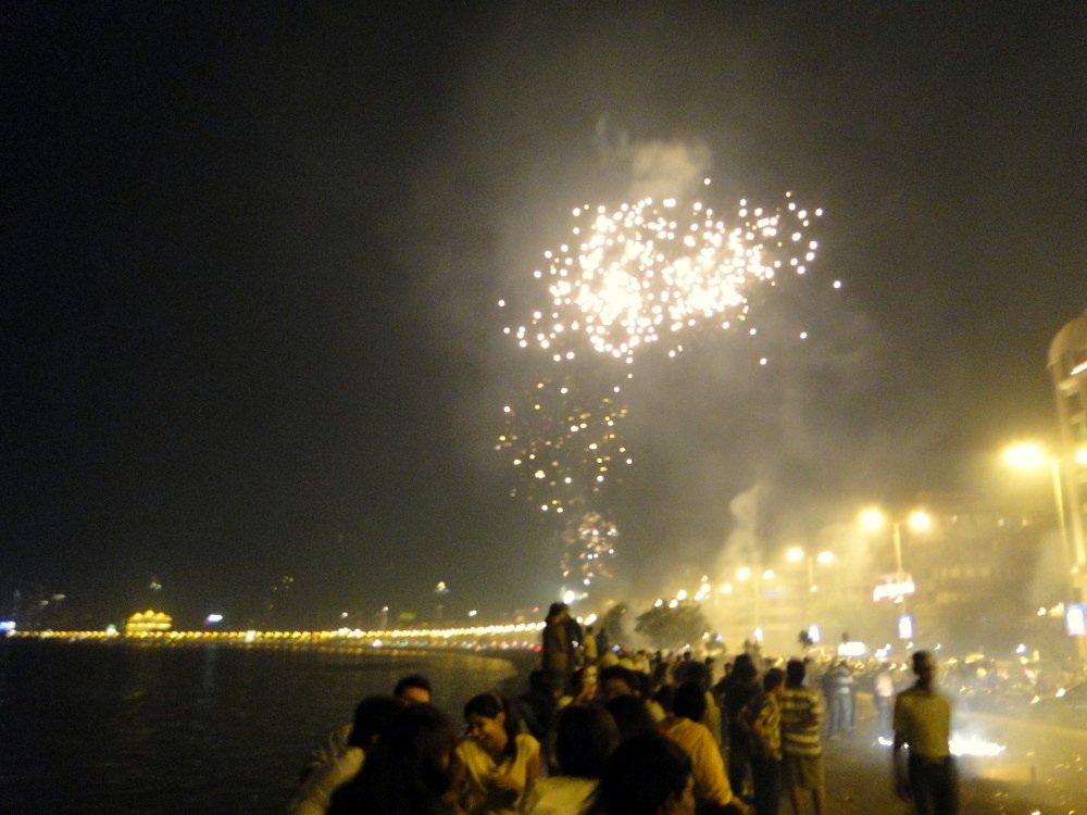 Diwali Night in Mumbai.