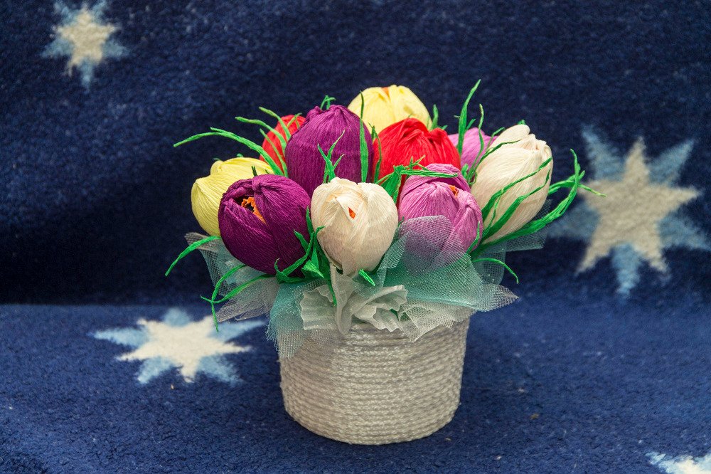 Цветы ручной работы