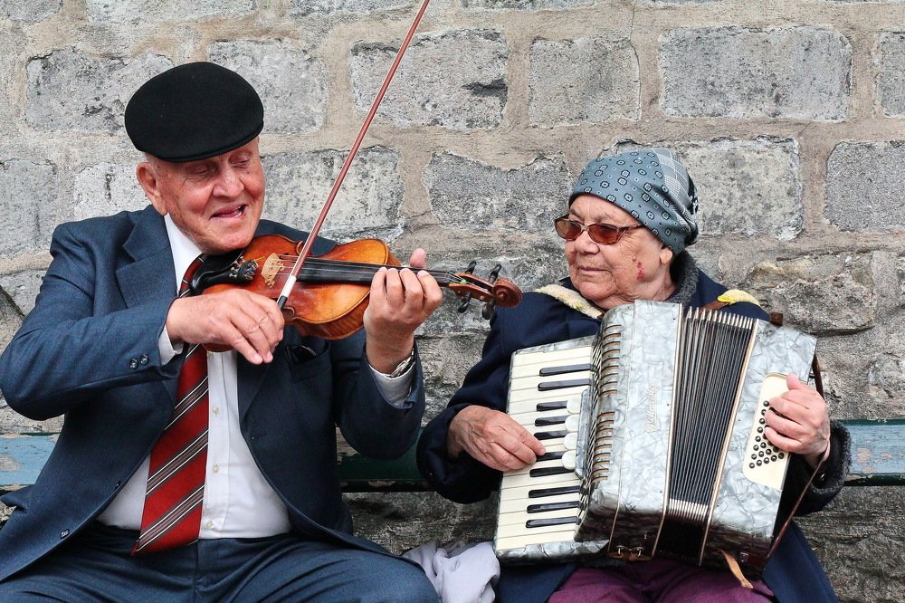 Музыканты на Монмартре. Париж. Франция