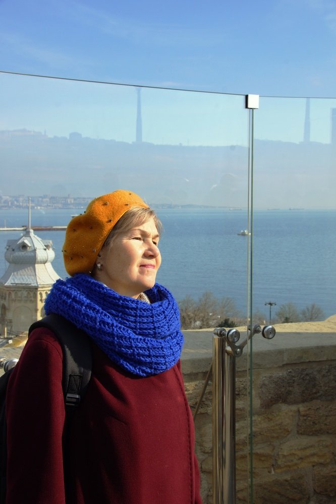 warm January sun in Azerbaijan