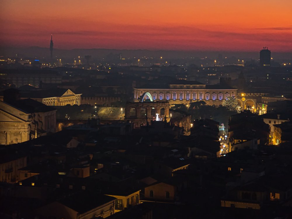 From Torre Lamberti on sunset