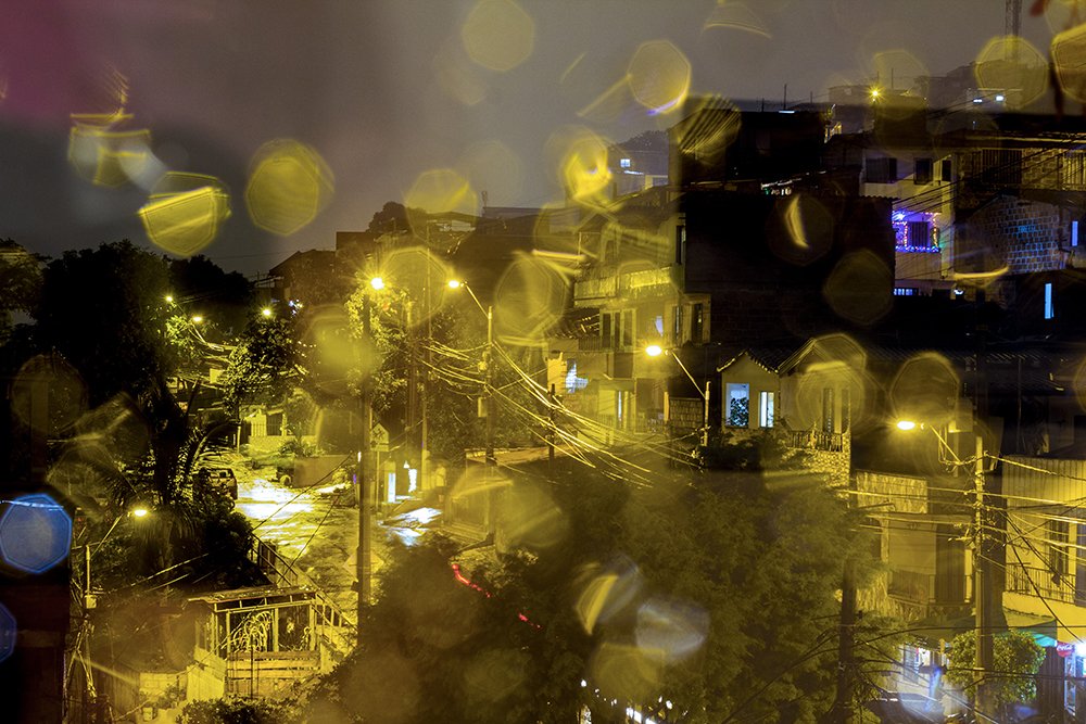 The skin of the night