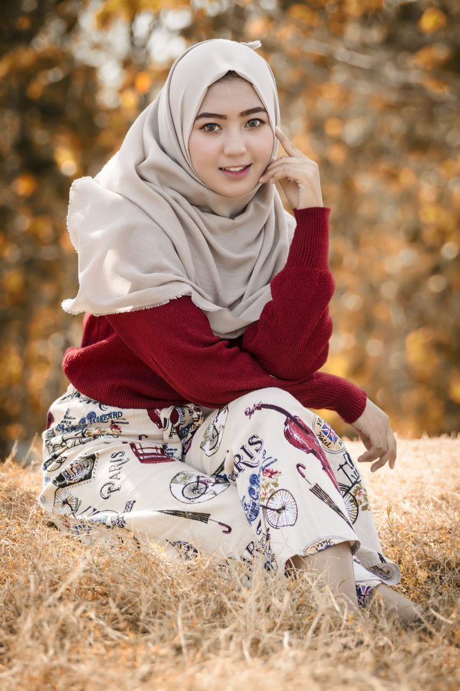 Beauty hijab