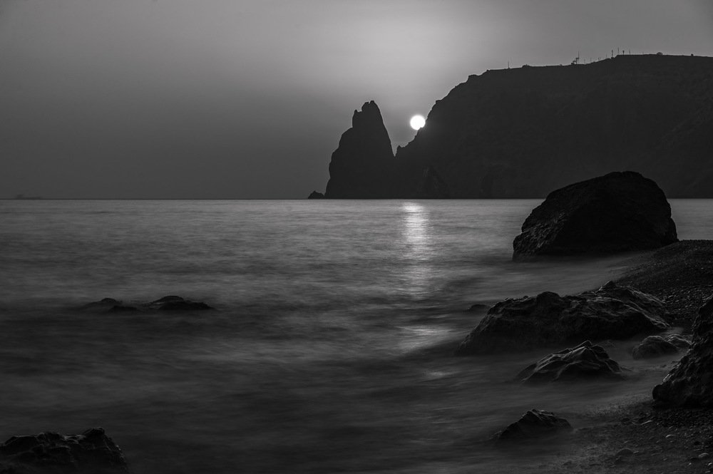 Вечер на море