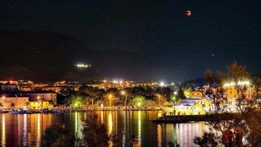 Blood Moon And Mars