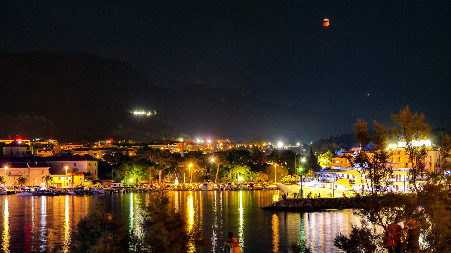 Blood Moon And Mars