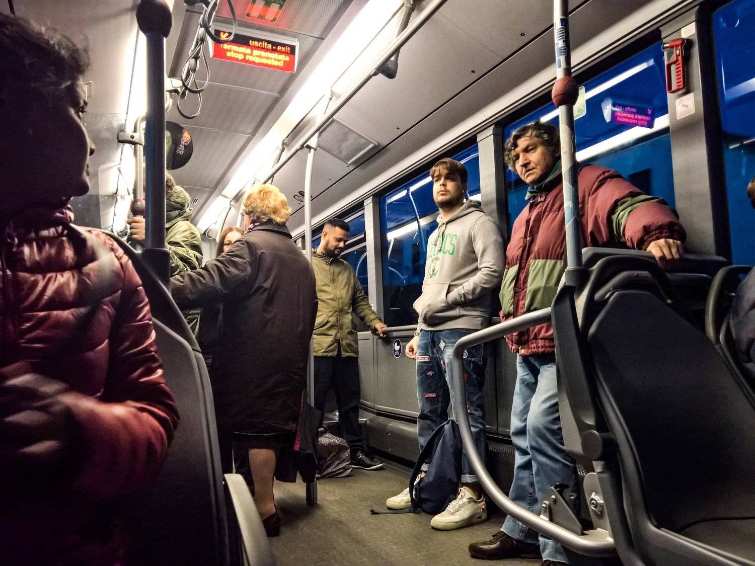By bus