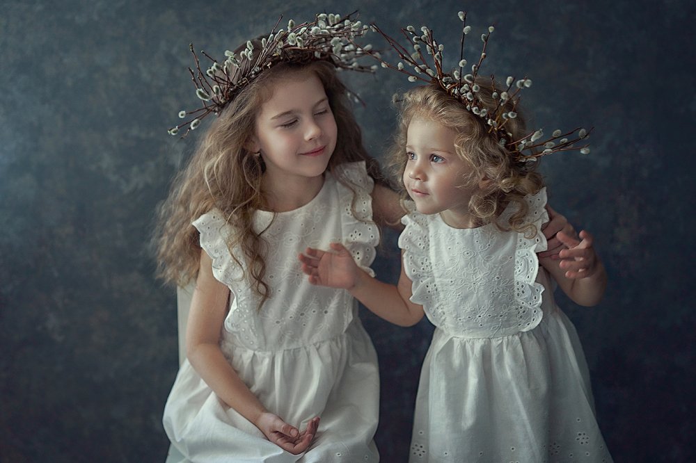 Сестры в Вербное воскресенье