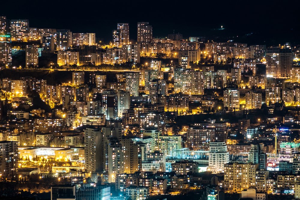 Ночной Тбилиси