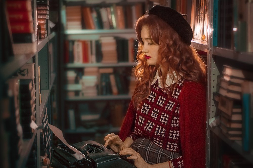 В библиотеке