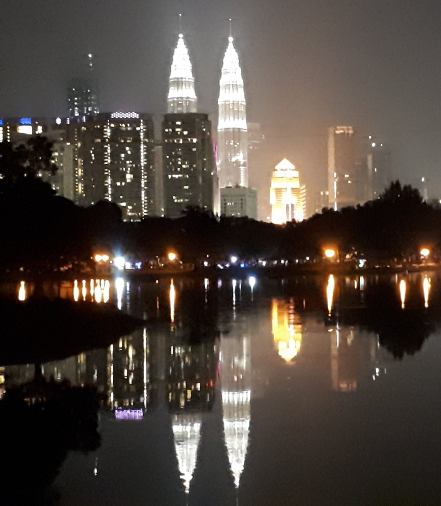 KL Skyline from Titiwangsa Lake