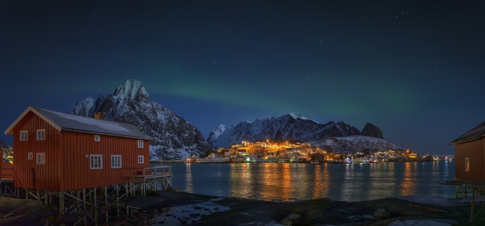 A small town of the arctic