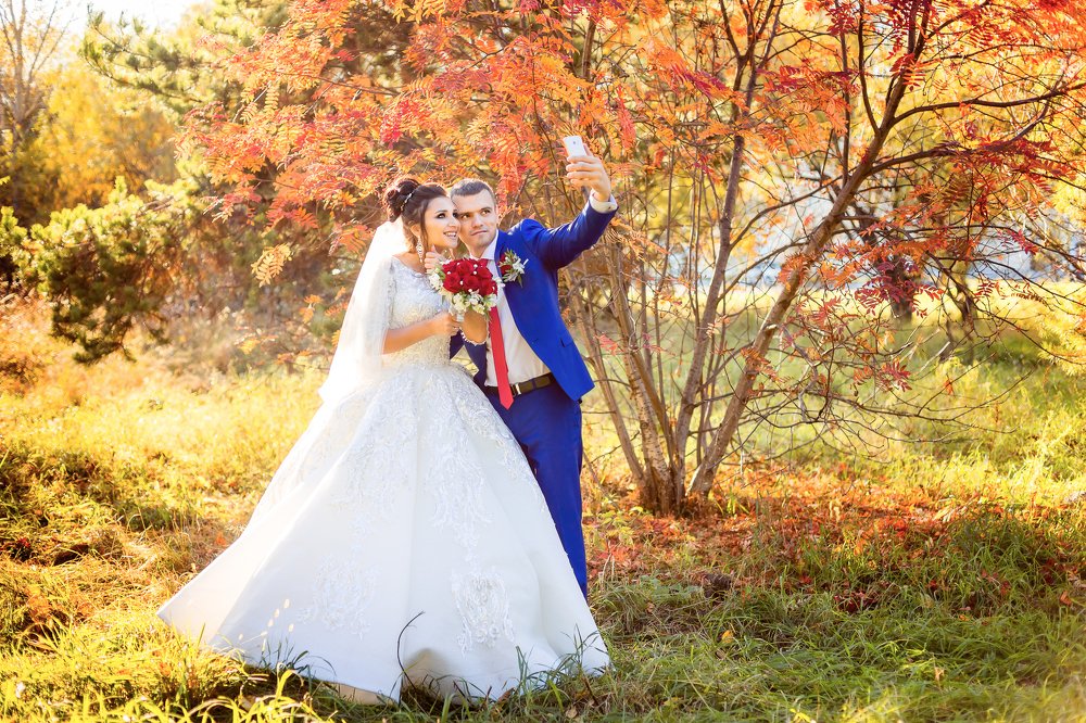 осенняя свадьба