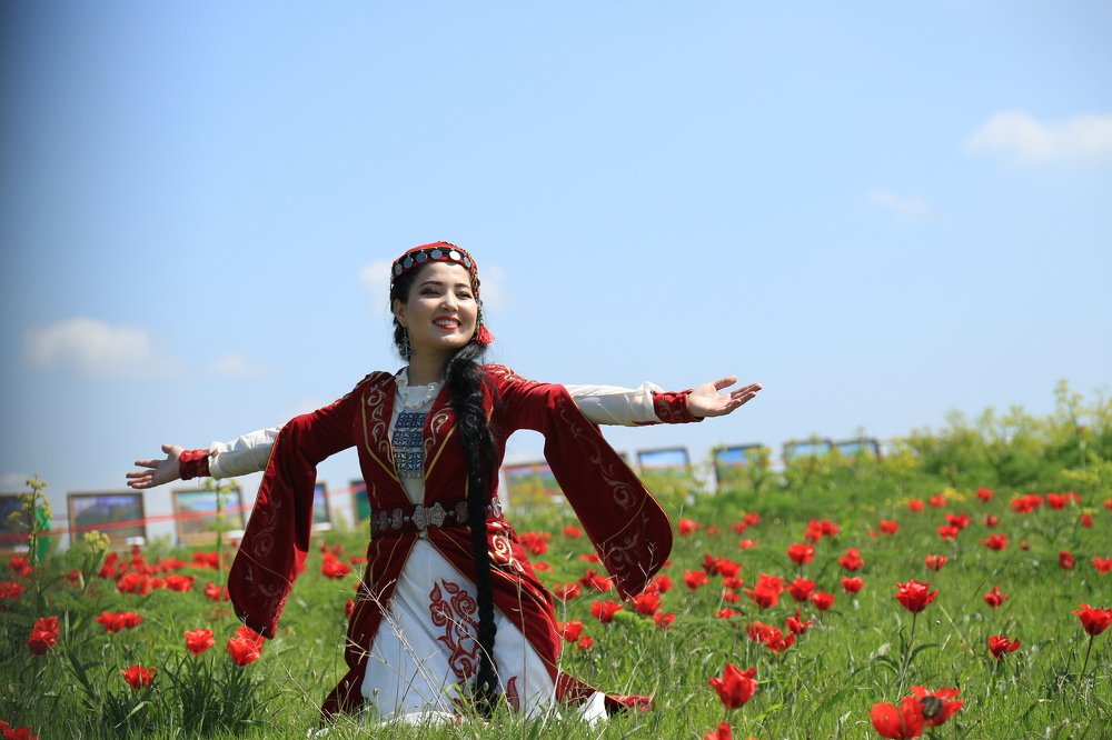 Казахская девушка