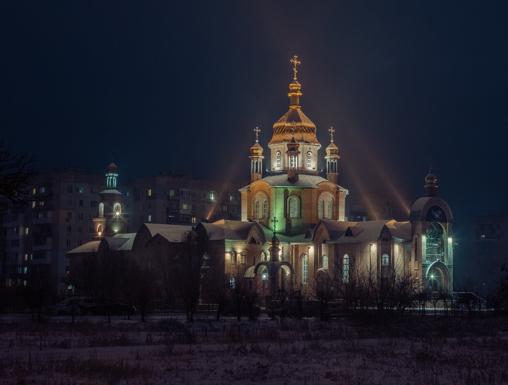 На рождество...